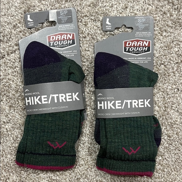Darn Tough Women's Hike/Trek Merino Wool Socks - Micro Crew - Picture 1 of 2